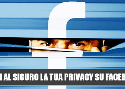 facebook sicurezza privacy informazioni profilo Copertina