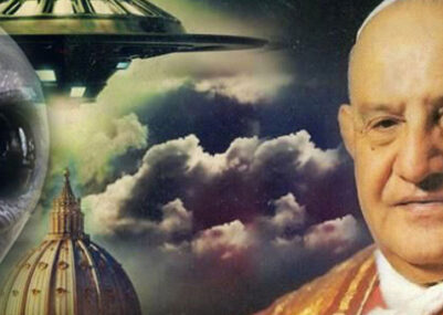 Papa Giovanni XXIII incontro con un alieno ufo copertina