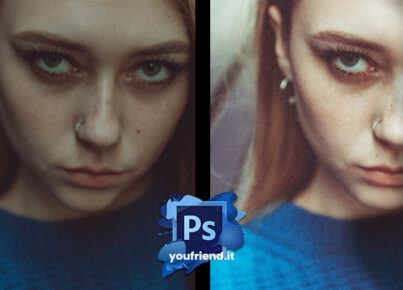 Photoshop tutorial aggiungere una fonte di illuminazione su foto, volto, oggetto