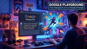 Google Playground per creare videogiochi con prompt testuali e intelligenza artificiale